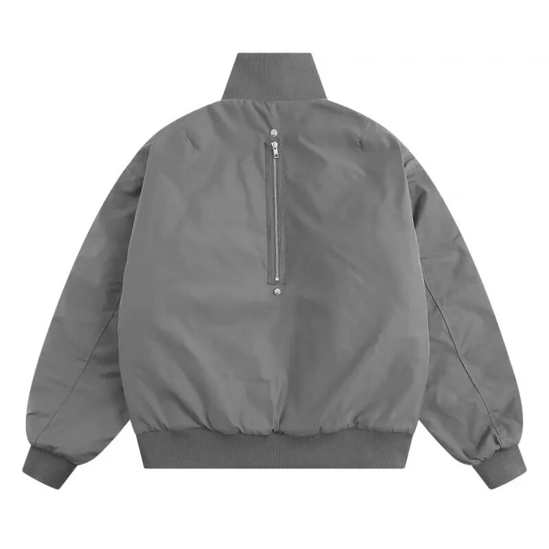 Pánska baseballová bunda High Street s viacerými vreckami, retro bundy na zips, jarný retro bomber Harajuku, unisex, voľné jesenné oblečenie