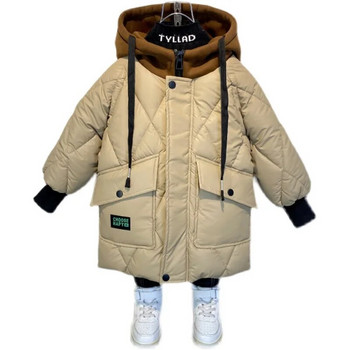 2022 Χειμώνας Παιδιά πουπουλένια μπουφάν Αγόρι νήπιο κορίτσι Χοντρό παλτό με ζεστή κουκούλα Εφηβική μόδα υπαίθρια αθλητικά μπουφάν Παιδικά ρούχα