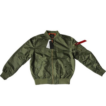 Пролетно есенно бейзболно яке Мъжко палто Unisex Varsity Hiphop Streetwear Pilot Bomber Jacket Military Tactical MA-1 Flight Jacket