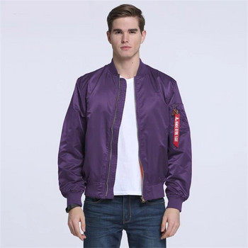 Пролетно есенно бейзболно яке Мъжко палто Unisex Varsity Hiphop Streetwear Pilot Bomber Jacket Military Tactical MA-1 Flight Jacket