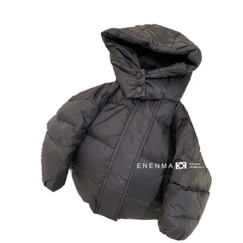 2023 Children Boys Winter Parka Hoodie Φερμουάρ με φερμουάρ Χαλαρό μπουφάν Χοντρό Ζεστό Παιδικό Αγόρια Στολή χιονιού για παιδιά 1-8 ετών