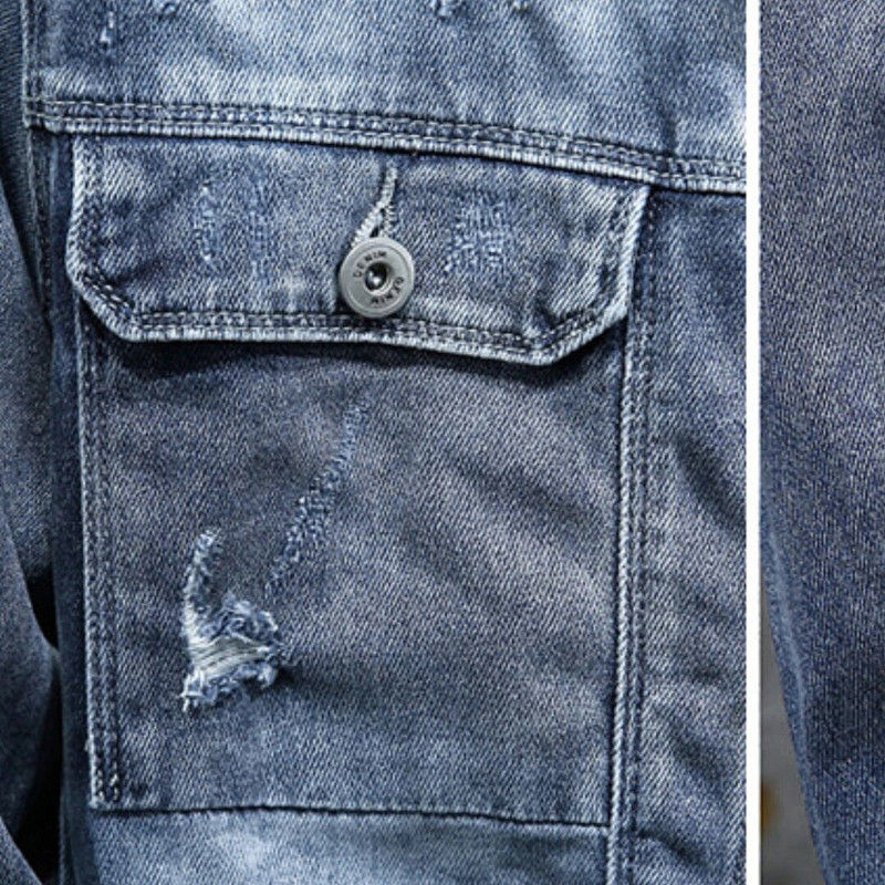 Primăvară Toamnă Nou Cardigan de lux Cowboy Denim Harajuku Moda Stil Coreean Haine Casual Cowboy Largi Jachetă Motocicletă