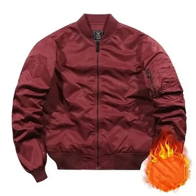 2023 Pánska pilotná bunda Army Air Force Fly, vojenská výsadková taktická bombardérska bunda, zimná pánska teplá motocyklová bunda