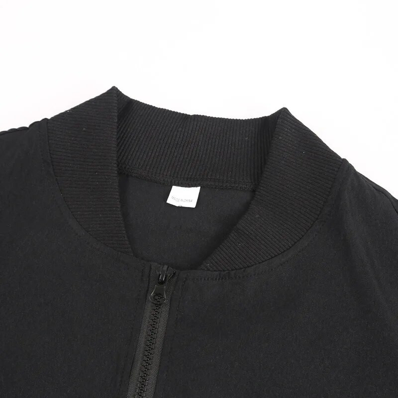 2023 Jachetă de aviator pentru bărbați nouă, primăvară și toamnă, transfrontalieră, ocazională, maree, de dimensiuni mari, pentru bărbați, cu fermoar, jachetă de baseball 5XL