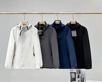 Jachetă nouă pentru bărbați, rezistentă la vânt, de primăvară și toamnă, ocazională, de înaltă calitate, cu glugă, jachete de baseball, pentru sport în aer liber.