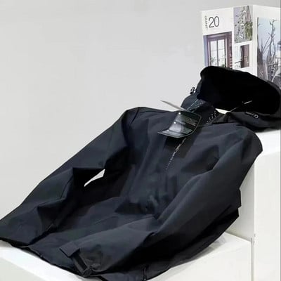 Jachetă nouă pentru bărbați, rezistentă la vânt, de primăvară și toamnă, ocazională, de înaltă calitate, cu glugă, jachete de baseball, pentru sport în aer liber.