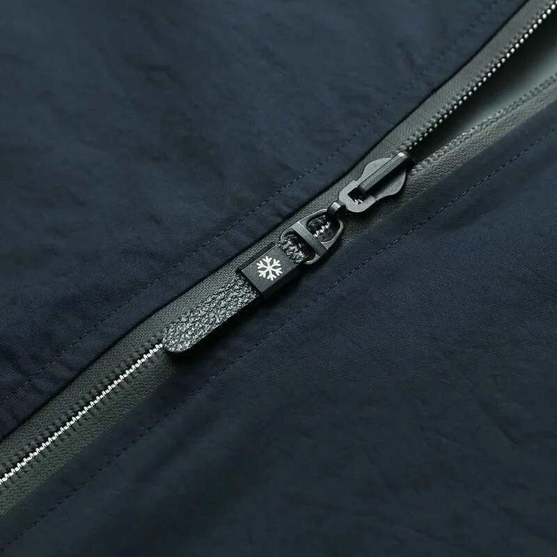 Jachetă bicoloră pentru bărbați de primăvară și toamnă, cu două fețe, guler de baseball, buzunar cu fermoar, jachetă subțire ocazională de modă pentru bărbați