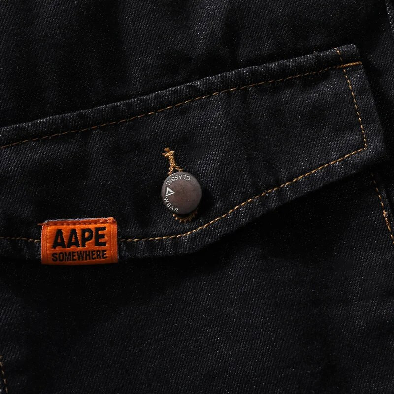 Pánska bavlnená džínsová bunda z roku 2022, ležérna jednofarebná klopová jednoradová džínsová bunda, pánska jarná kvalitná pánska bunda, veľkosť 7XL