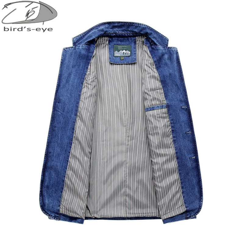 Jesenné/zimné džínsové bundy, saká, bavlnené, ležérne, pánske, obleky, vrchné oblečenie, modrý kabát, džínsové oblečenie, pánske saká, pánske bundy, 4XL