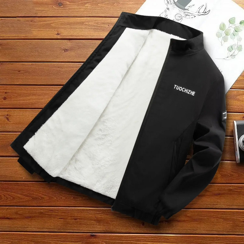 Literă Parka Neagră Căptușeală Bărbați Palton căptușit Jachete pentru bărbați Îmbrăcăminte exterioară de epocă Iarna 2024 Înaltă Calitate Ușoară 2023 Hot