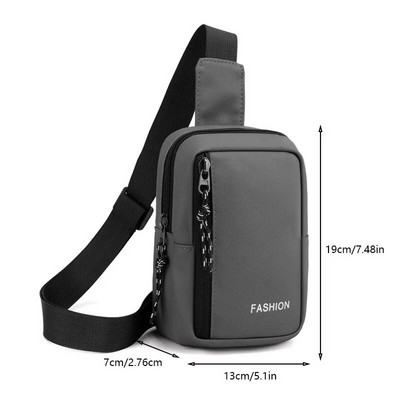 Genți de mână pentru bărbați de călătorie Geantă pentru piept USB Genți de designer Messenger Genți de umăr rezistente la apă Pachet în diagonală Rucsac sport