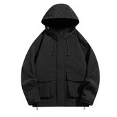 Pánska pracovná bunda, ležérna, vetruodolná, trendová, všestranná bunda, ľahká, vetruodolná, termo oblečenie pre mužov