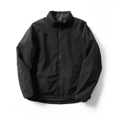 Jachetă militară impermeabilă pentru bărbați, în aer liber, guler suport, rezistentă la vânt, jachetă cu căptușeală caldă, cuplu ușoară, pentru schi