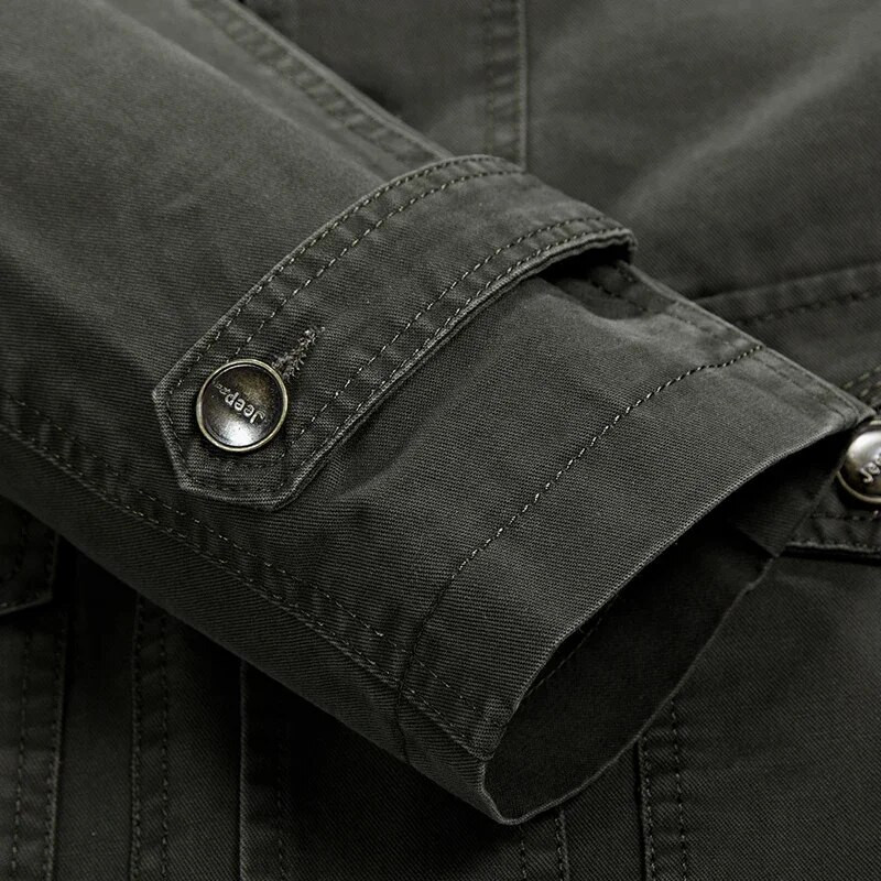 Jauna ikdienas džinsu jaka vīriešiem 100% kokvilnas biznesa mētelis vīriešu zīmola apģērbs stilīgs rudens ziemas uzvalks žakete Džins jaka Vīrietis