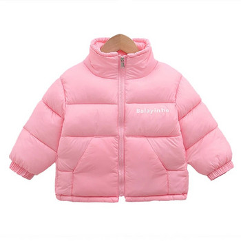 Αγόρια κορίτσια χειμώνα συν βελούδινο ζεστό μπουφάν 1-9 ετών casual φαρδιά κορεατική έκδοση που παχύνει 2023 μόδα παιδικά ρούχα