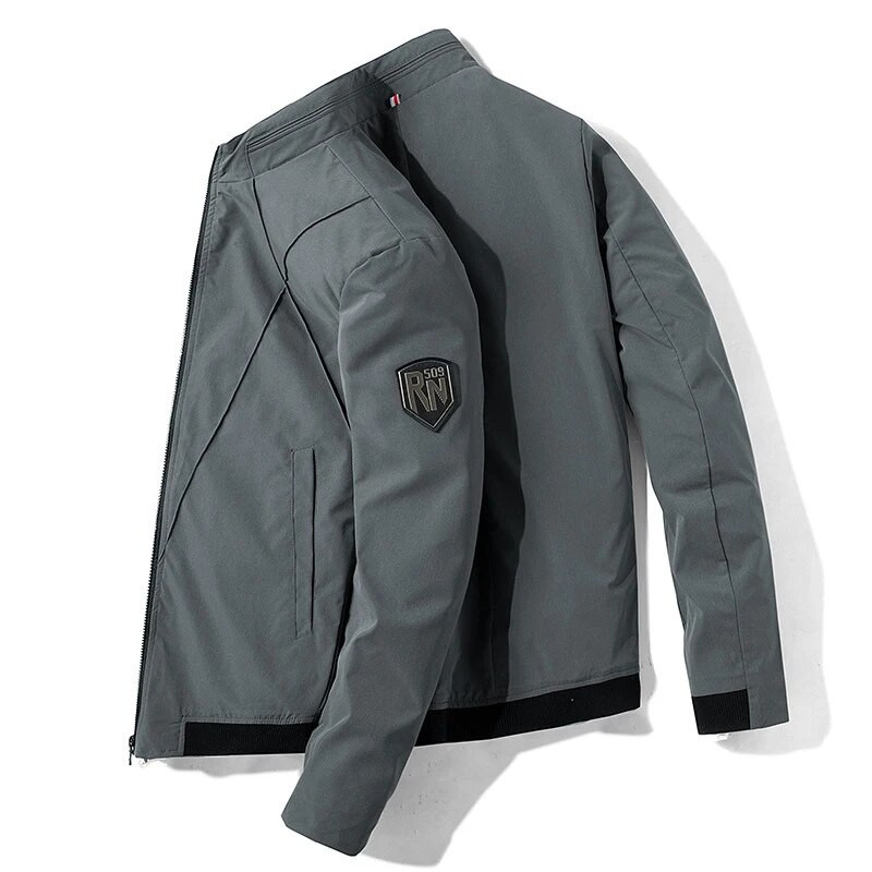 DIMUSI Férfi Bomber dzsekik Hétköznapi Férfi Felsőruházat Állvány Gallér Kabátok Divat Hip Hop Pilótakabát Slim Fit Baseball Kabátok Ruházat