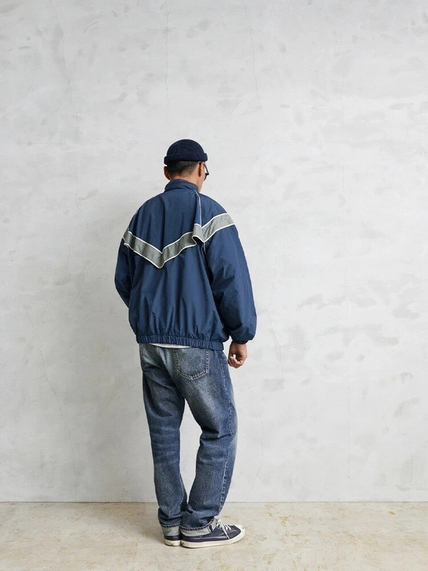 Jachete de vânt cu glugă cu uscare rapidă, pentru bărbați, de primăvară, ocazional, reflectorizante, pentru antrenament pentru pilot, jachetă vintage largi Harajuku pentru bărbați