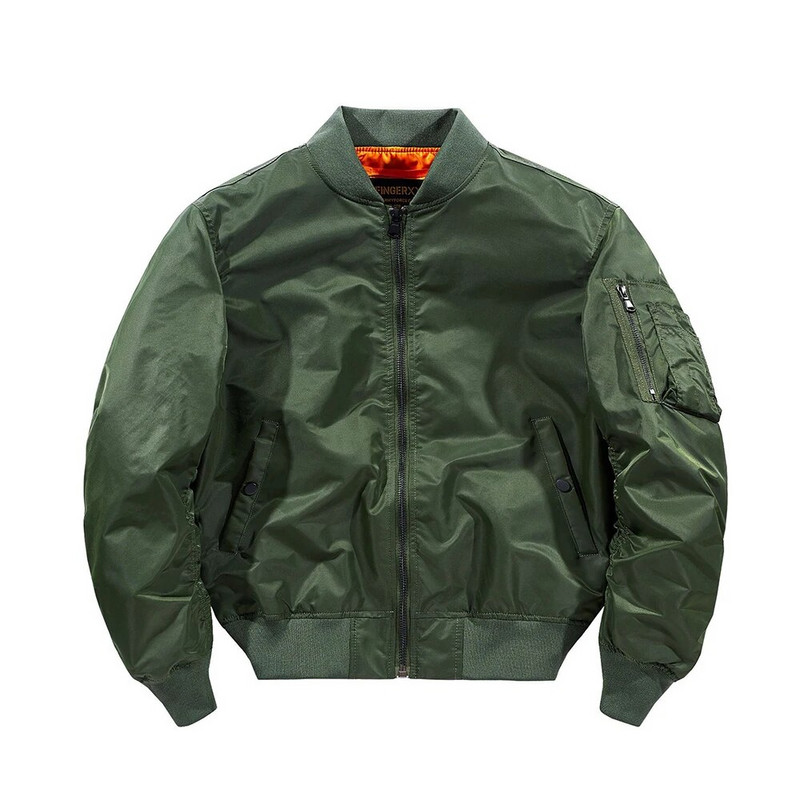 Pánska bomber bunda jarná zima pánska baseballová bunda pilot pánske vrchné oblečenie kabát zips voľné pánske taktické oblečenie