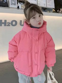 Haine din bumbac pentru fete Haine de iarnă pentru copii Haine de pâine Jachetă pentru fete Îmbrăcăminte pentru copii Parka Salopete de iarnă pentru copii