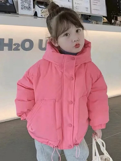 Haine din bumbac pentru fete Haine de iarnă pentru copii Haine de pâine Jachetă pentru fete Îmbrăcăminte pentru copii Parka Salopete de iarnă pentru copii