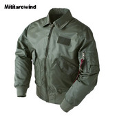Ανοιξιάτικο φθινόπωρο CWU-45P Μπουφάν πιλότου Ανδρικά μπουφάν Πολεμικής Αεροπορίας Μπέιζμπολ Αδιάβροχο μπουφάν για εξωτερικούς χώρους Tactical Military Jacket Men