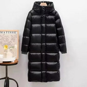 Pánska jesenná zimná bunda z umelej kožušiny, dlhá bunda pre pánske lesklé oblečenie, teplá parka, nepremokavá zimná bunda s kapucňou, snehové oblečenie