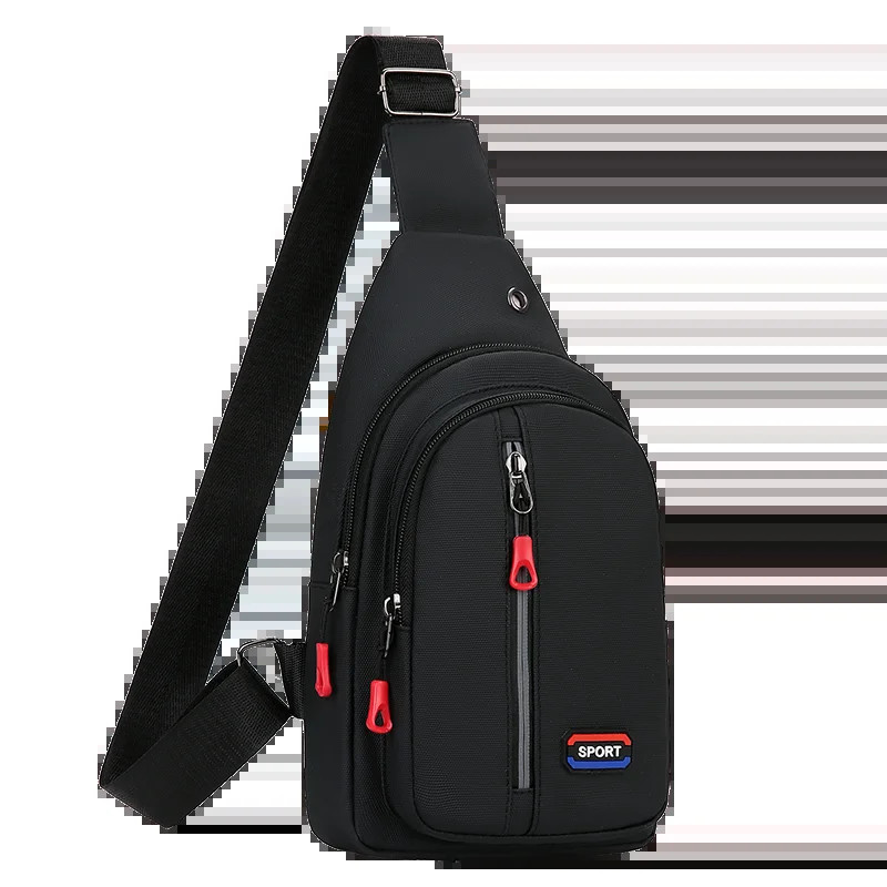 Trendová ležérna náprsná taška 2023 Nová pánska náprsná taška Multifunkčná úložná vonkajšia malá taška cez rameno