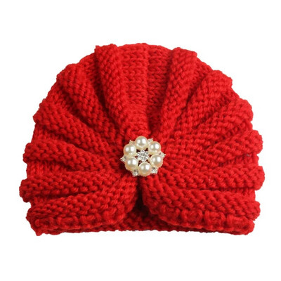 Căciulă de iarnă tricotată pentru fete Bonnet de culoare bomboană Enfant Beanie Turban Pălării Căciulă pentru nou-născut pentru băieți Accesorii