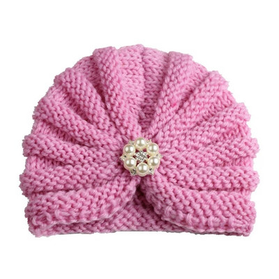 Căciulă de iarnă tricotată pentru fete Bonnet de culoare bomboană Enfant Beanie Turban Pălării Căciulă pentru nou-născut pentru băieți Accesorii