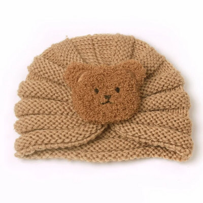 Căciulă de iarnă tricotată pentru fete Bonnet de culoare bomboană Enfant Beanie Turban Pălării Căciulă pentru nou-născut pentru băieți Accesorii