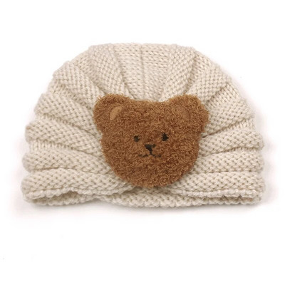 Căciulă de iarnă tricotată pentru fete Bonnet de culoare bomboană Enfant Beanie Turban Pălării Căciulă pentru nou-născut pentru băieți Accesorii