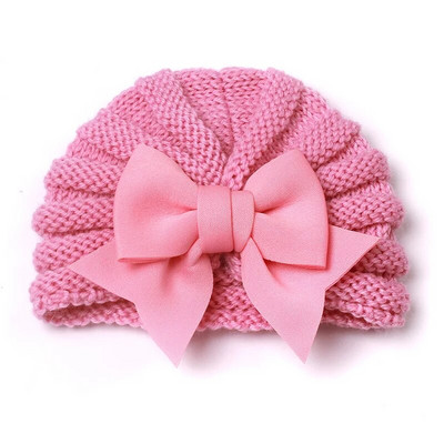 Căciulă de iarnă tricotată pentru fete Bonnet de culoare bomboană Enfant Beanie Turban Pălării Căciulă pentru nou-născut pentru băieți Accesorii