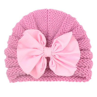 Căciulă de iarnă tricotată pentru fete Bonnet de culoare bomboană Enfant Beanie Turban Pălării Căciulă pentru nou-născut pentru băieți Accesorii