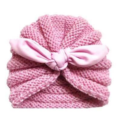 Căciulă de iarnă tricotată pentru fete Bonnet de culoare bomboană Enfant Beanie Turban Pălării Căciulă pentru nou-născut pentru băieți Accesorii