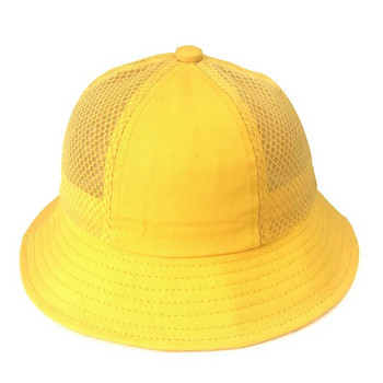 Καπέλα με κάδο γονέα-παιδιού για κορίτσι αγόρι καθαρό χρώμα Panama Fisherman καπέλο Χαριτωμένο μωρό αναρριχώμενο υπαίθριο αντηλιακό Fedoras Παιδικό καπέλο με κάδο