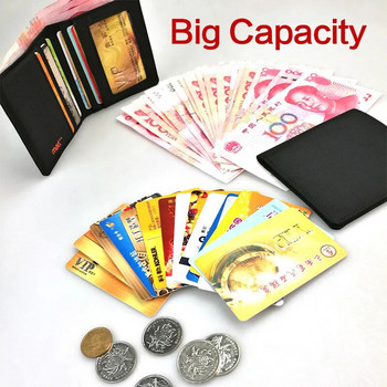 2023 Минималистичен тънък найлонов портфейл за мъже, жени, тънък ултратънък мини малък мъжки женски портмоне с цип Компактна чанта за пари