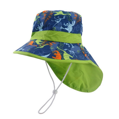 Nová letná panamská detská klobúčik pre chlapcov a dievčatá, kreslená detská plážová šatka, detská široká šiltovka s UV ochranou, vonkajšia slnečná čiapka