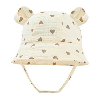 Καπέλο μωρού κουβά για καλοκαιρινό παιδικό Panama καπέλο για αγόρι βαμβακερό ανοιξιάτικο μωρό κοριτσάκι Καπέλο ψαράς UV αντηλιακό Καπέλο για νήπια Αξεσουάρ για βρέφη