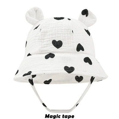 Primăvară Toamnă Culoare uni Moale Pălărie de găleată pentru bebeluși Pălării de pescar din bumbac Copii Vară Copii Băieți Fete Căciulă de soare Panama Copii 0-12M