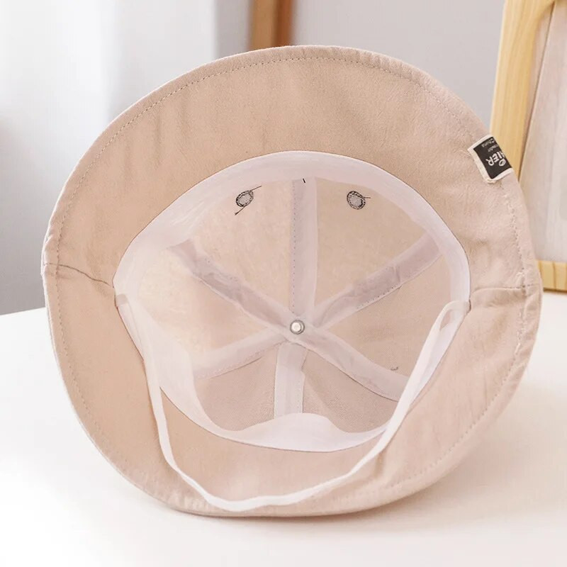 Vasarinė kūdikių kepurė nuo saulės vaikams lauko triušio ausų paplūdimio kepuraitės berniukui mergaitei Panamos kepurė Unisex paplūdimio kepurė nuo saulės 3–24 mėn.