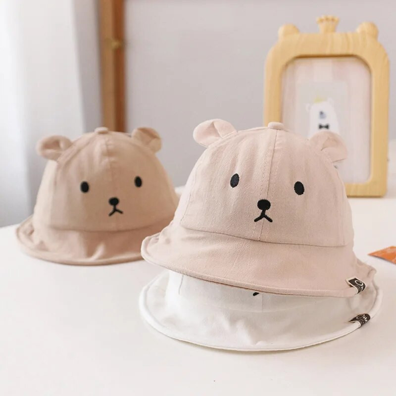 Vasarinė kūdikių kepurė nuo saulės vaikams lauko triušio ausų paplūdimio kepuraitės berniukui mergaitei Panamos kepurė Unisex paplūdimio kepurė nuo saulės 3–24 mėn.