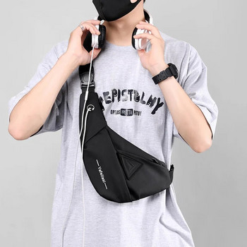 OKKID sling τσάντα στήθους μικρή τσάντα ώμου συζύγου τσάντα messenger αγόρι μίνι τσάντα ταξιδιού χιαστί τσάντες αντικλεπτική τσάντα κινητού τηλεφώνου