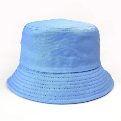 Pălării cu găleată din bumbac pentru copii, cu protecție solară de vară, pălărie Panama pentru băiat, culoare pură, pălărie de soare, fedoras, pălărie de pescar în aer liber, șapcă de plajă