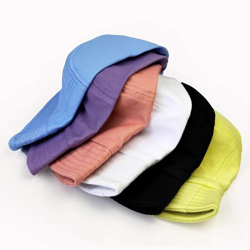 Pălării cu găleată din bumbac pentru copii, cu protecție solară de vară, pălărie Panama pentru băiat, culoare pură, pălărie de soare, fedoras, pălărie de pescar în aer liber, șapcă de plajă