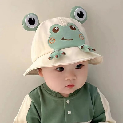 Baby Bucket Müts 2023 Uus lastele Kevadine õueküts Poistele Tüdrukutele Päikesemüts Suvine Armas Flog Väikelaste Laste Kalamehemüts Puuvillane