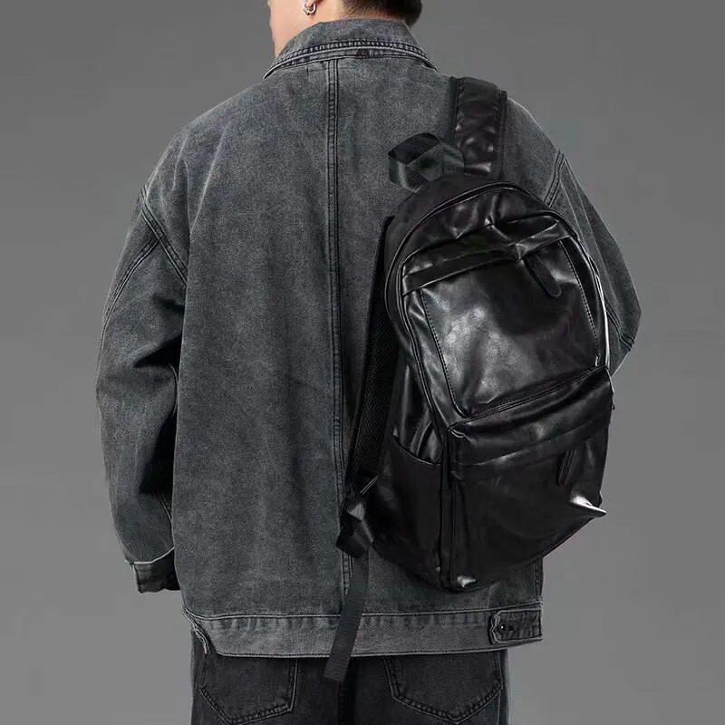 Jachetă de blugi pentru bărbați Streetwear Hip Hop Jachete de jeans pentru bărbați Îmbrăcăminte exterioară lejeră pentru bărbați Versiune coreeană Salopete largi S-4XL