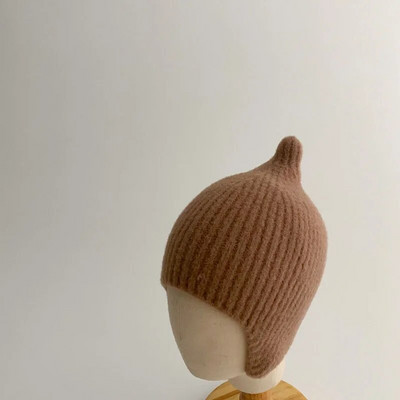 Detská ochrana sluchu, teplá detská pletená čiapka, mäkká detská čiapka pre dievčatá a chlapcov, novorodenecká čiapka, detská čiapka, rekvizity pre novorodencov
