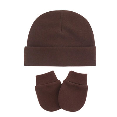 Set mănuși pălărie pentru bebeluș băiat fată Bumbac calduros pentru copii Bonete pentru nou-născuți Recuzită pentru fotografie pentru bebeluși