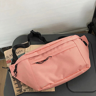 Veľkokapacitná náprsná taška unisex ľadvinka streetwear náprsná taška hip hop banánové tašky vysoko kvalitná vonkajšia veľká opasková taška