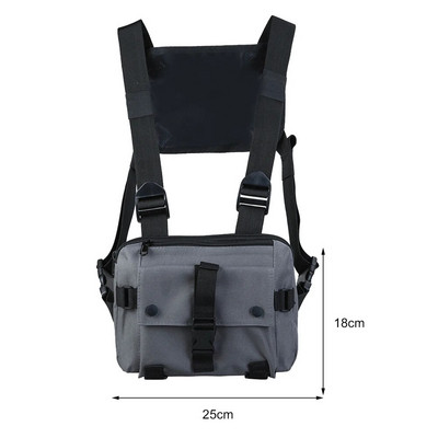 Pánska taška cez rameno Molle, odolná proti krádeži, Oxfordská denná taška cez rameno, nastaviteľná, multifunkčná, prenosná, ľahká, na turistiku a cestovanie